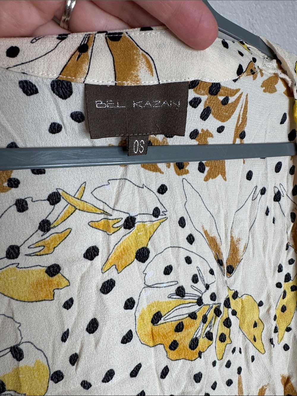 Anthropologie Bel Kazan Sadie Duster Kimono Tropical Print One Size - Picture 4 of 7